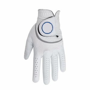 Guantes de Golf de Cuero Genuino Cabretta Suave al Por Mayor, Ajuste Completo, Antideslizantes, con Logotipo Personalizado, Blancos, para Hombre y Mujer - Product Image 4