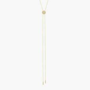 สร้อยคอแบบโซ่เส้นเล็กสำหรับผู้หญิง ทองคำแท้ 14k ประดับเพชรเพาะเลี้ยงแบบฝังเพชรเต็มเส้น ความยาว 30 นิ้ว ดีไซน์หรูหราทันสมัย ได้รับการรับรอง - Product Image 5