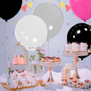 32 Palloncini Rotondi Neri in Lattice da 18 Pollici per Decorazioni di Compleanni e Matrimoni - Product Image 3