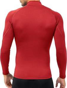 <b>Men's</b> Full Sleeve <b>Compression</b> <b>Shirt</b> Breathable Sublimation Printed Purple Blue Spandex Polyester Quick Dry Sport Top Rash Guard - Product Image 2