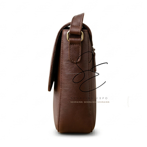 <b>Vintage</b> Real Leather Messenger Bag Western Classic Crossbody Shoulder Bag 2026 Satchel Bag with Adjustable Strap Unisex <b>Purse</b> - Product Image 3