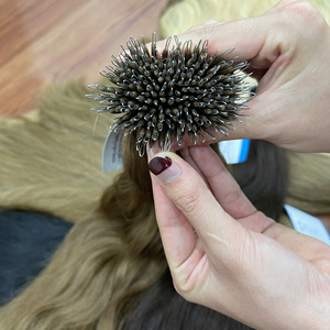 Cheveux humains vietnamiens de qualité supérieure, cheveux naturels bruts 100% véritables, lisses, en nano-rings, vente en gros, expédition rapide depuis l'usine - Product Image 1