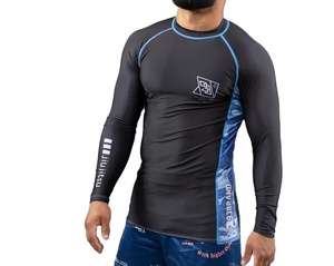 Camiseta de Manga Larga con Protección UV, Ecológica, Estampada por Transferencia de Calor, 240g, Poliéster/Nailon, con Logotipo Personalizado para Hombre y Mujer, 2026 BJJ - Product Image 1
