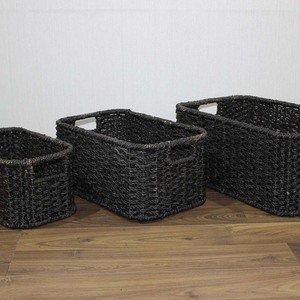 Top Ranking Rectangular <b>Wicker</b> <b>Basket</b> Woven Storage <b>Basket</b> Set with Built-in <b>Handles</b> - Product Image 6