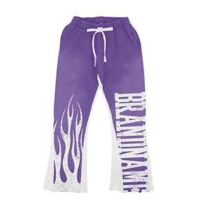 Conjunto Deportivo Unisex BRANDNAME, Sudadera con Capucha y Pantalones Largos, Estilo Urbano Holgado con Estampado, Ropa de Otoño con Cierre de Cordón - Product Image 3