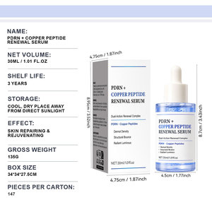 PDRN Copper Peptide High Quality Sulfate-Free Renewal <b>Serum</b> 30mL <b>Face</b> Anti-Aging with Dual-Action Complex for Women - Product Image 5