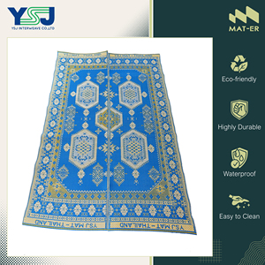 Thailand Made Wrinkle-Resistant Outdoor Carpets Rug Pattern Corrosion Resistant 100% Polypropylene Plastic Jacquard <b>Mat</b> - Product Image 6