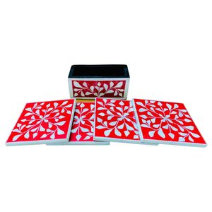 Sous-verre unique en incrustation d'os, nouveau design, plateau en incrustation d'os avec sous-verre et nouveau motif pour le service, pour la cuisine - Product Image 4