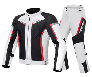 Ensemble veste et pantalon de moto unisexe, imperméable, % polyester, anti-UV, ignifuge, séchage rapide, respirant, coupe-vent - Product Image 5