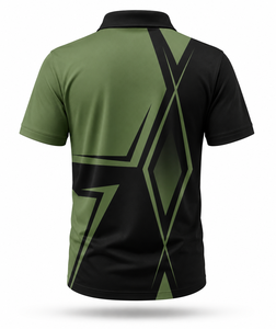 Polo personnalisé en sublimation pour homme, séchage rapide, performance sportive, polo de golf, évacuation de l'humidité, uniforme d'équipe, vêtements de travail d'entreprise - Product Image 3