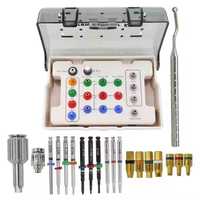 Kit d'extraction de vis cassées pour implants dentaires, ensemble d'instruments de récupération d'implants dentaires, outils de chirurgie buccale Zelmi Surgical