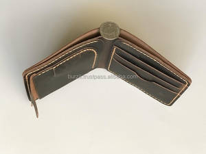 Custom Crazy Horse Leather <b>Wallet</b> Engraved <b>Card</b> With Flip Coin Pocket Gift For Him Her CHW-0077 - Product Image 4