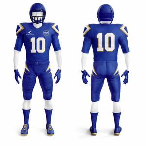 Ensemble de maillot et pantalon de football américain personnalisé pour hommes, sublimé - Product Image 5
