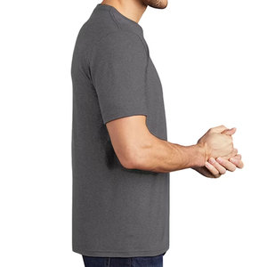 High Quality Plain <b>Blank</b> Triblend Men T-shirt Custom Woven Label Light <b>Weight</b> Breathable Summer Tee Shirt OEM - Product Image 6