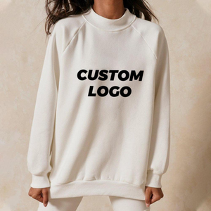 Fabricante Mayorista de Sudaderas Personalizadas de Alta Calidad para Invierno, Estilo Varsity, Felpa Francesa, Mezcla de Algodón, Cuello Alto, Talla Grande para Mujer - Product Image 4