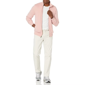 Sweat-shirt d'hiver pour homme, bleu ciel, 100% coton, coupe ample, manches longues, séchage rapide, avec deux poches avant - Product Image 2
