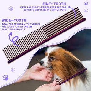 Ensemble de ciseaux de toilettage pour chiens professionnels en acier inoxydable allemand de 7 pouces pour petits animaux, ciseaux droits, ciseaux courbes, ciseaux d'éclaircissement de précision - Product Image 6