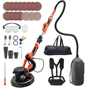 Lijadora Eléctrica para Paneles de Yeso de 1150W, Herramienta de 5 Velocidades Variables para Remover Revestimientos de Techo, con Aspiradora para Polvo, Limpiador de Paredes 800 1 - Product Image 1