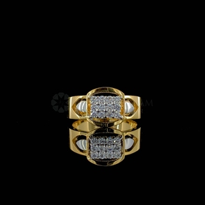 12 pièces rondes en laboratoire diamant pour hommes bagues en or massif 10K 14K 18K cadeau de fiançailles d'anniversaire de mariage - Product Image 1