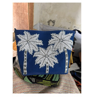 Sac à main fourre-tout en cuir brodé bohème pour femmes, écologique et durable