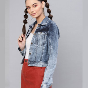 Chaquetas Vaqueras Casuales de Moda Urbana para Mujer, Precio al por Mayor, Alta Calidad, Transpirables, de Algodón, Estilo Vintage para Invierno - Product Image 4