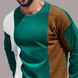 Sweat-shirts pour hommes de qualité supérieure, anti-rides, confortables, en coton mélangé, légers. - Product Image 5