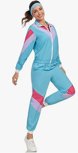 SPEZIA International Women's Color Blocked Tracksuit <b>Set</b> Full Sleeve Turndown Collar Sporty All Seasons Wear - Product Image 6