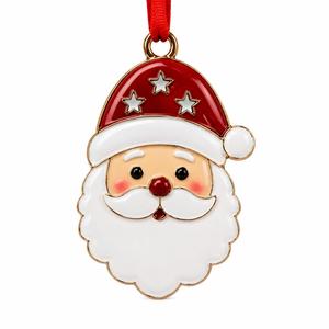Adorno Navideño de Tren Rojo y Verde Clásico de Lavie Creations, Decoración Metálica Ecológica Hecha a Mano, Acabado Brillante para Interiores, 4-4.9 Pulgadas - Product Image 3