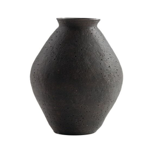 Vase à fleurs en laiton de qualité supérieure, finition noircie, vase en métal le plus vendu, vase à fleurs en laiton noir, en promotion - Product Image 4