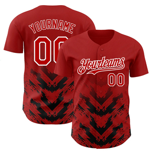 2026 Men's Baseball Jerseys Custom Team Logo Stitched Embroidered 100% Polyester Softball Shirt V Neck <b>Button</b> Down Baseball Wear - Product Image 5