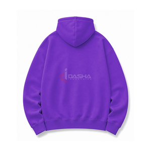 Sudadera con capucha de algodón con cremallera completa y diseño zigzag, estilo streetwear para hombre, personalizada, en oferta. - Product Image 2
