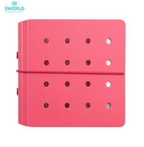 Sworld Wholesale Factory BC4223 DIY Loose Leaf Card Book 20 Pockets Steel Binder with Charm Decoration - Product Image 6