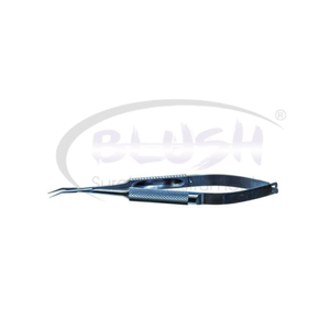 Implantation and Holding Forceps Cross-Action Titanium Ophthalmic Microsurgical Instrument By <b>Blush</b> Surgical - Product Image 6