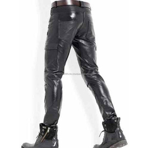 High Quality Motorbike Pants Men Moto Buffalo Leather Protective Gear Riding Motocross Pants Touring Motorbike <b>Trousers</b> - Product Image 4