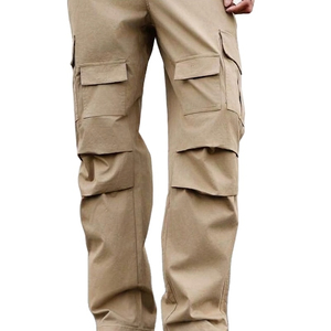 กางเกงขายส่งคุณภาพสูงสำหรับฤดูร้อน กางเกงลำลองผู้ชายแบบใหม่ กางเกงคาร์โก้ฟิตเนสทรงหลวมสำหรับทำงาน กางเกงขาสั้นผู้ชายทรงโอเวอร์ไซส์ - Product Image 1