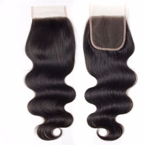 Extensions de cheveux naturels indiens Remy 100% vierges, super double drawn, avec closure tissée à la main - Product Image 2