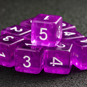 Dés en résine artistiques peints à la main de 14 mm, cubes colorés pour l'artisanat en résine - Product Image 4