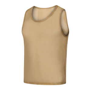 Wholesale Breathable Polyester Child Teen Soccer <b>Training</b> Vest <b>Bib</b> Sleeveless Jersey Big Mesh Soccer Vest - Product Image 3