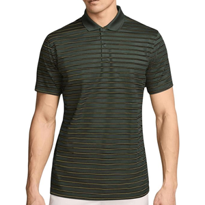 Chemise de golf pour homme 100 % coton à col boutonné avec technologie d'évacuation de l'humidité et séchage rapide, manches courtes - Product Image 1