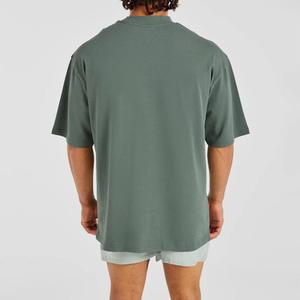T-shirt Oversize Homme 100% Coton Coupe Ample Jersey Col Rond Manches Courtes Streetwear Personnalisable Respirant Écologique Séchage Rapide - Product Image 3