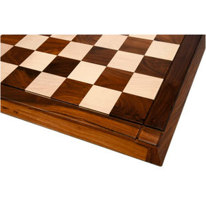 Luxury Wood Chess Board Professional Handmade Solid Wood Chess Set Custom Large Walnut Maple Inlaid Chessboard Family Chess Set - Product Image 2