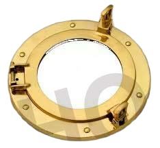 12 \ "nautique maritime en laiton hublot fenêtre verre rond rond salle de bain maquillage miroir maison article décoratif cadeau pour dames - Product Image 2