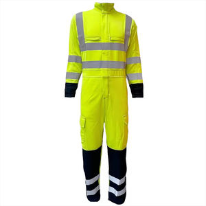 Vêtements de sécurité ignifuges pour l'extérieur, combinaison de travail antistatique haute visibilité pour hommes, combinaison industrielle sur mesure pour usage quotidien - Product Image 1