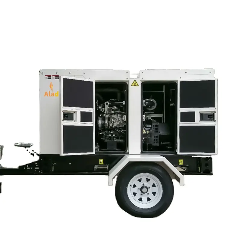 Máy phát điện 40kw 40 KVA Máy phát điện giá rẻ hiệu quả điện Trailer Máy phát điện diesel cho gia đình sử dụng