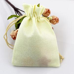 Organic Jute Fabric <b>Small</b> Jewelry Bags for Eco <b>Packaging</b> of Rings Necklaces and Accessories - Product Image 3
