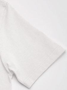 เสื้อยืดคอกลมแขนสั้นผู้ชาย สีขาว ผ้าฝ้าย ทรงหลวม สวมใส่สบาย สีพื้น ผ้าเจอร์ซีย์ถัก เป็นมิตรกับสิ่งแวดล้อม แห้งเร็ว ระบายอากาศได้ดี น้ำหนัก 220 กรัม - Product Image 2