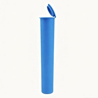 Tubes rigides transparents en PET résistants aux enfants avec bouchon à vis 120 mm, alternative au conditionnement en plastique compressible