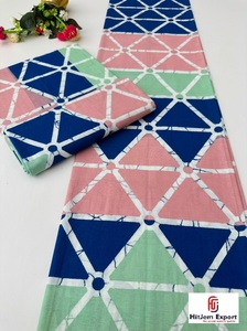 Tela de Algodón Ankara con Estampado Dobby Batik Africano de Ghana, Fabricación Textil Personalizada OEM ODM para Ropa, Ropa Deportiva y Toldos - Product Image 5