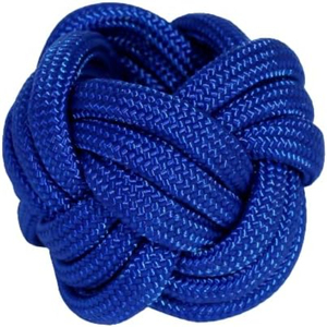 กระดุมข้อมือเชือกพาราคอร์ดสีน้ำเงิน ผ้าพันคอแบบยืดหยุ่นทำมือ สายรัดคอสำหรับลูกเสือ เชือกพาราคอร์ดแบบปมหัวเติร์ก เชือกนีออน - Product Image 3