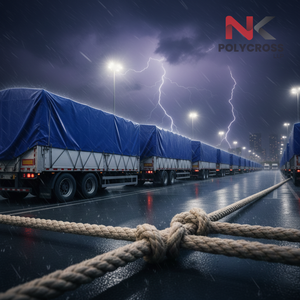 Lámina de PVC Resistente para Cubrir Carga, 100% Impermeable, para Logística y Transporte - Product Image 3